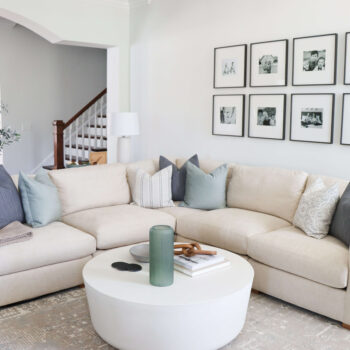 neutral living room design by the highpoint house interior design studio in cary, nc
