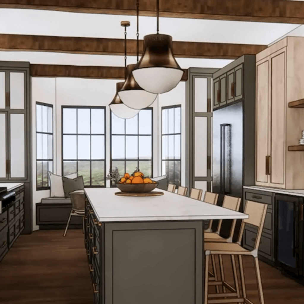 kitchen concept by The Highpoint House for Foxburrow