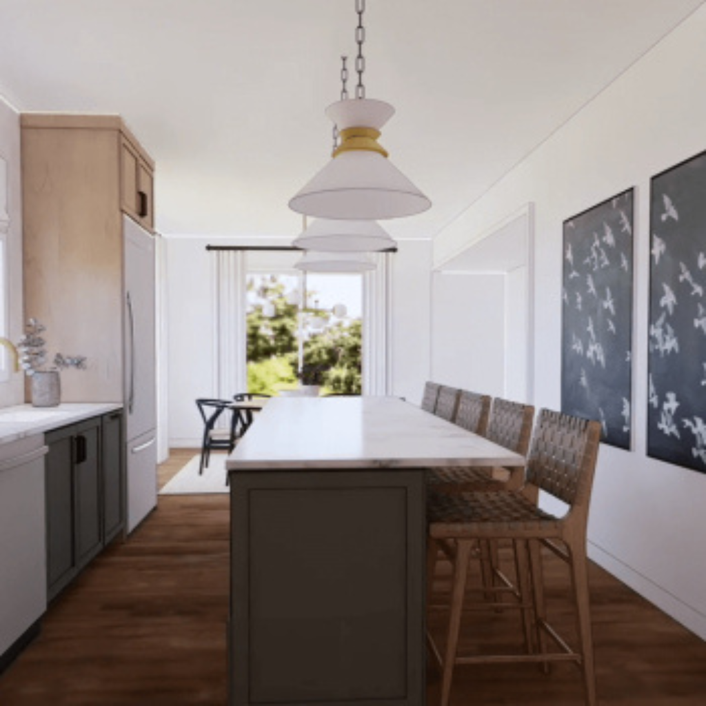 totten place kitchen in Chapel Hill, Designed by The highpoint house